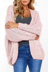 Simple Batwing Sleeves Cardigan Sweaters