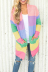 Colorful Life Knitting Cardigan Sweaters