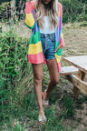 Colorful Life Knitting Cardigan Sweaters