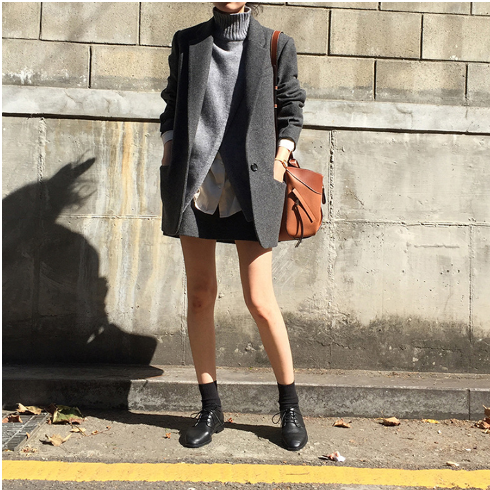 Casual Crew Neck Solid Irregular Knit Top