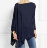 Round neck stitching irregular Cape