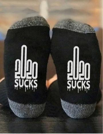 2020 Middle Finger Crew Socks