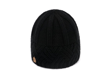 Retro Style Rhombus Check Wool Knit Hat