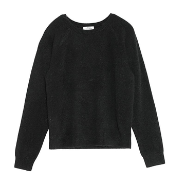 Classic Round Neck Solid Warm Knit Sweater