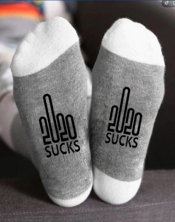 2020 Middle Finger Crew Socks