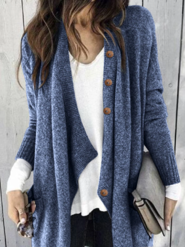 Elegant Long Sleeve Cardigan