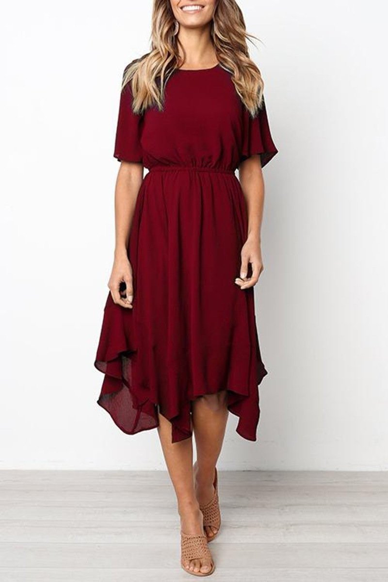 casual asymmetrical dress