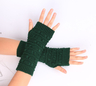 Knitted Warm Half-finger Computer Gloves