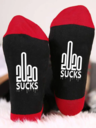 2020 Middle Finger Graphic Crew Socks