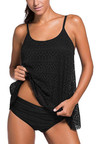 Deep Feeling Solid Tankini Set