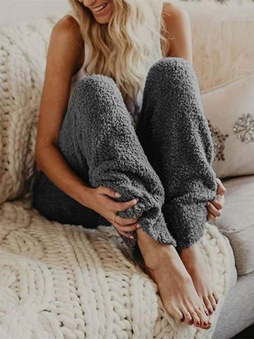 Warm Fur Winter Fleece Pants
