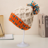 Cute Patchwork Thermal Woolen Hat Knitted Hat