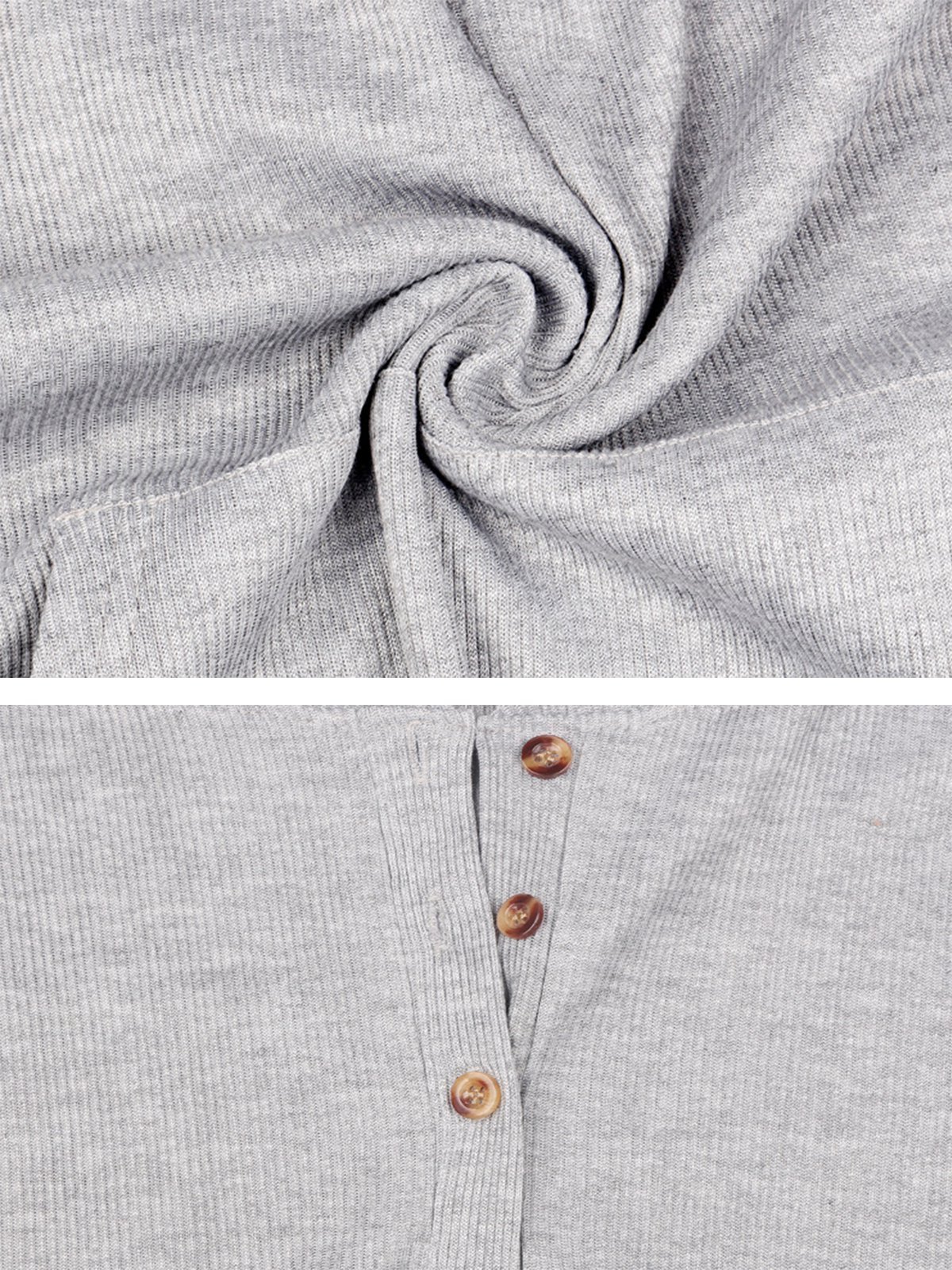 Long Sleeve Sweet Buttoned Sweaters