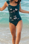 THE VICTORIA OFF SHOULDER ONE-PIECE SWIMSUIT