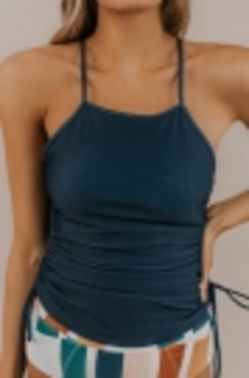 moonlit ocean drawstring tankini