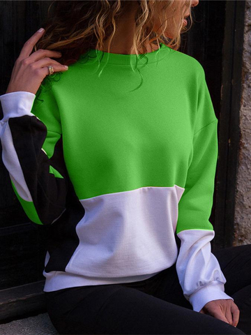 New Long Sleeve Fashion Candy Color Round Neck Sweater