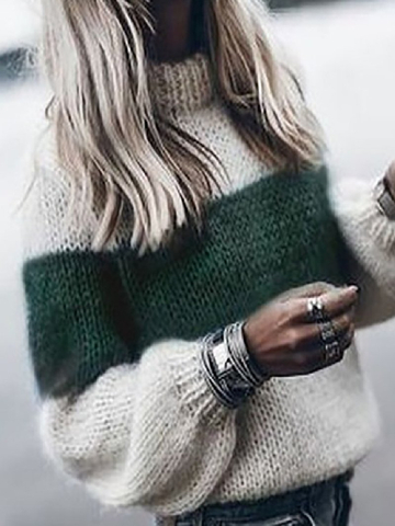 Autumn/Winter Loose Round Neck Casual Knitted Sweater