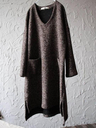 Loose V-neck Woolen Sweater