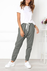 Ladies Casual Drawstring Sports Pants