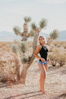 The Laced Up Tankini In Black