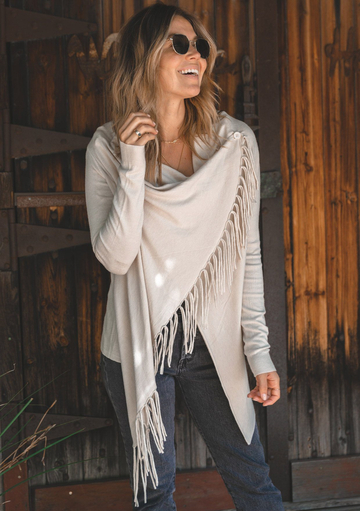 Carys Fringed Sweater