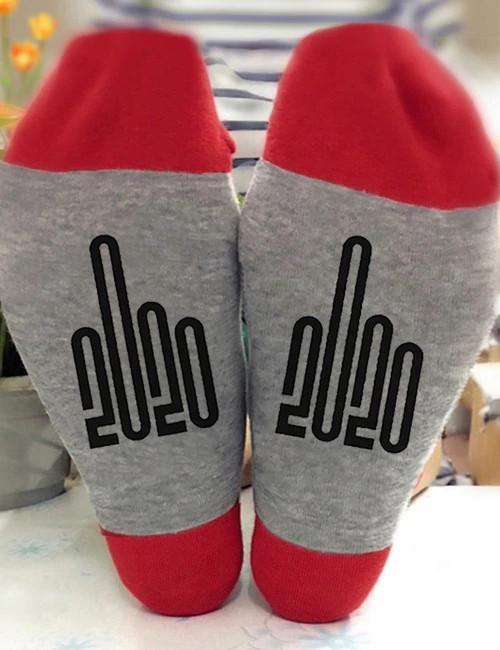 Download 2020 Middle Finger Graphic Unisex Crew Socks