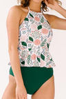 Flora High-Neck Tankini Set