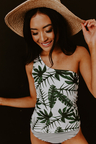 Mahalo Leaves Tankini Set