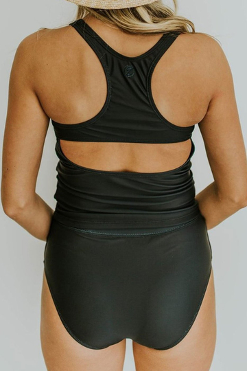 Black Basic Pocket Bottom