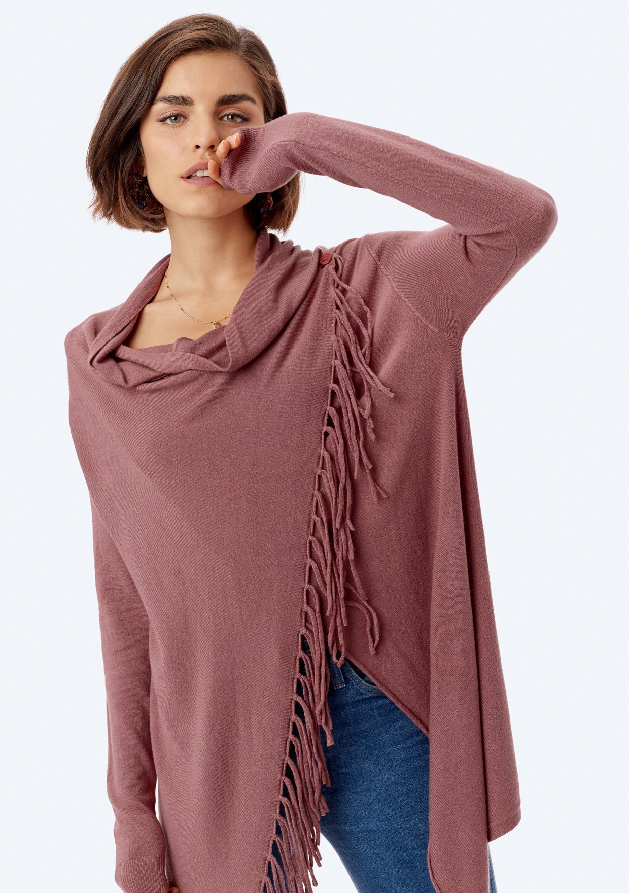 Carys Fringed Sweater