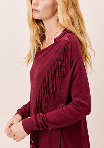 Carys Fringed Sweater