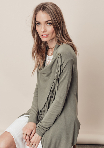 Carys Fringed Sweater