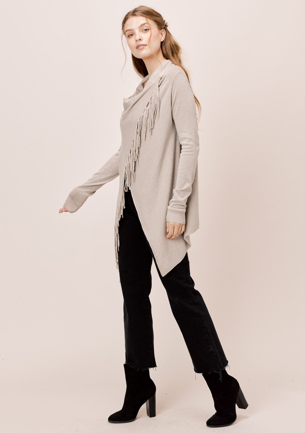 Carys Fringed Sweater