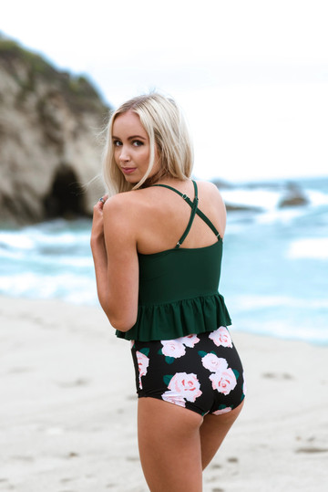 THE HUNTER PEPLUM TANKINI