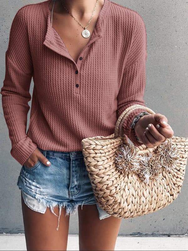 Women Long Sleeved Casual Pullover