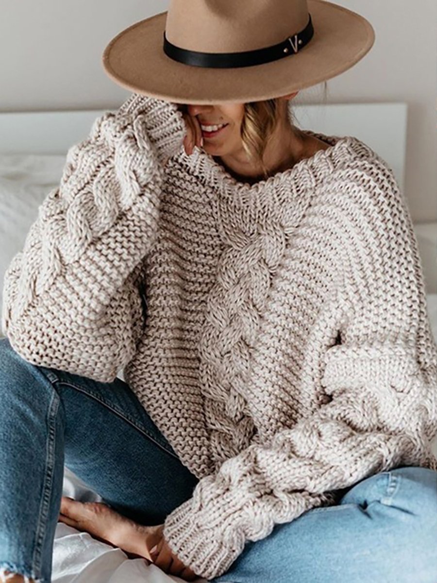 Women's Knitted Top Coat Knitted Sweater