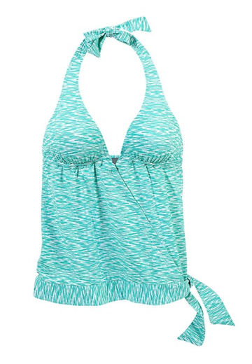 Mint  Halter Wrap Tankini Set