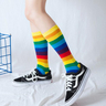 Rainbow Thigh Socks