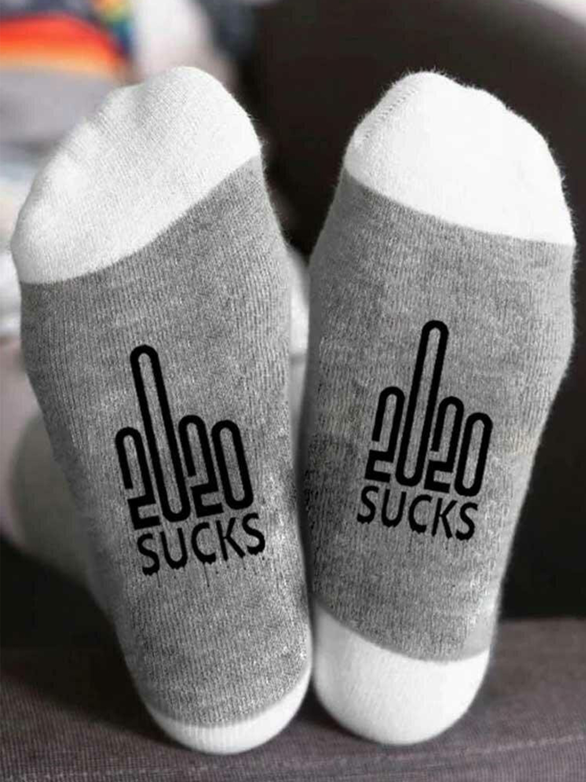 Download 2020 MIDDLE FINGER UNISEX CREW SOCKS