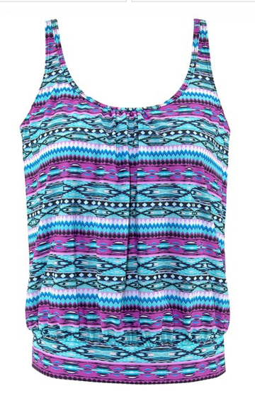 Oversized Mix Tankini Set