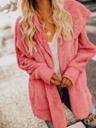 Sleeve Fuzzy Long Sleeve Sweet Pockets Cashmere Teddy Bear Coats