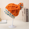 Cute Patchwork Thermal Woolen Hat Knitted Hat