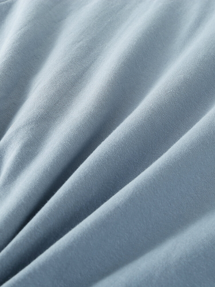 Women 100% Cotton Cute Cartoon Cats Print Long Sleeve Loose Two-Piece Home Pajamas Set