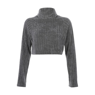 Azra Turtleneck Cropped Sweater