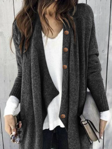 Elegant Long Sleeve Cardigan