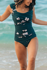 The Victoria Off Shoulder One-Piece Swimsuit