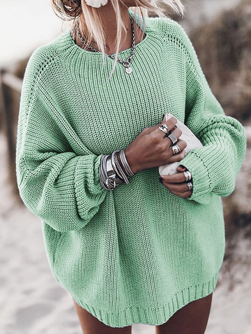 Women's Casual Classic Knitwear Loose Sweater