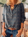 Floral Long Sleeve Casual Printed Shirt