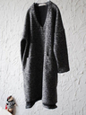 Loose V-neck Woolen Sweater