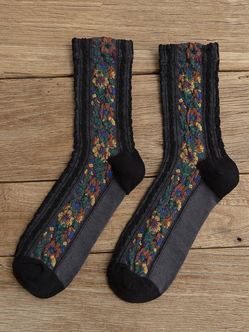 Women's Cute Flower All Season Socks